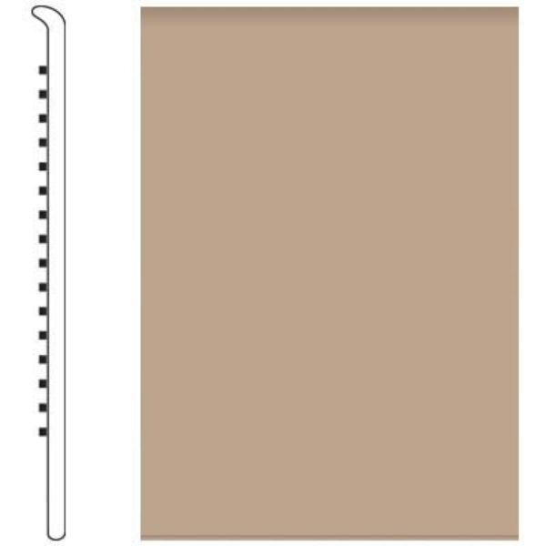 Picture of Roppe - Pinnacle Rubber Wall Base 5 (No Toe Base) Camel