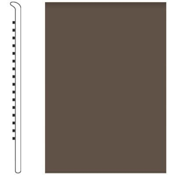 Picture of Roppe - Pinnacle Rubber Wall Base 5 (No Toe Base) Light Brown