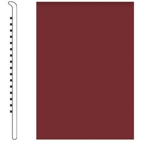 Picture of Roppe - Pinnacle Rubber Wall Base 6 (No Toe Base) Cinnabar