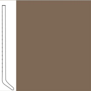 Picture of Flexco - Wallflowers Wall Base 6 Cove Milk Chocolate