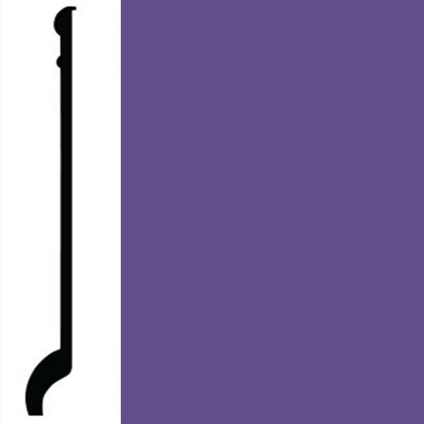 Picture of Roppe - Pinnacle Plus Wall Base 90 Intrigue Grape