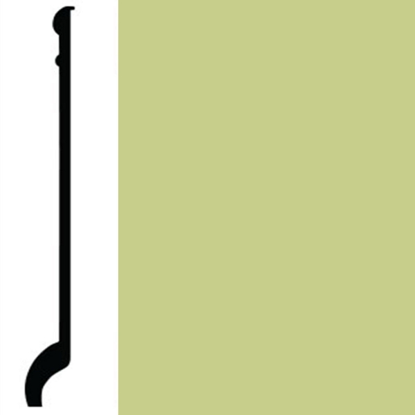 Picture of Roppe - Pinnacle Plus Wall Base 90 Intrigue Pear Green