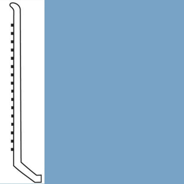Picture of Roppe - Pinnacle Rubber Wall Base 4 (Butt Toe Base) Bluebell