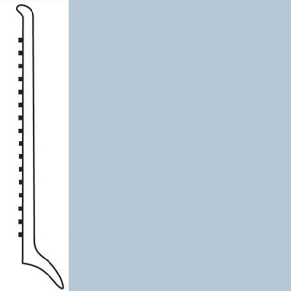 Picture of Roppe - Pinnacle Rubber Wall Base 4 (Long Toe Base) Peaceful Blue