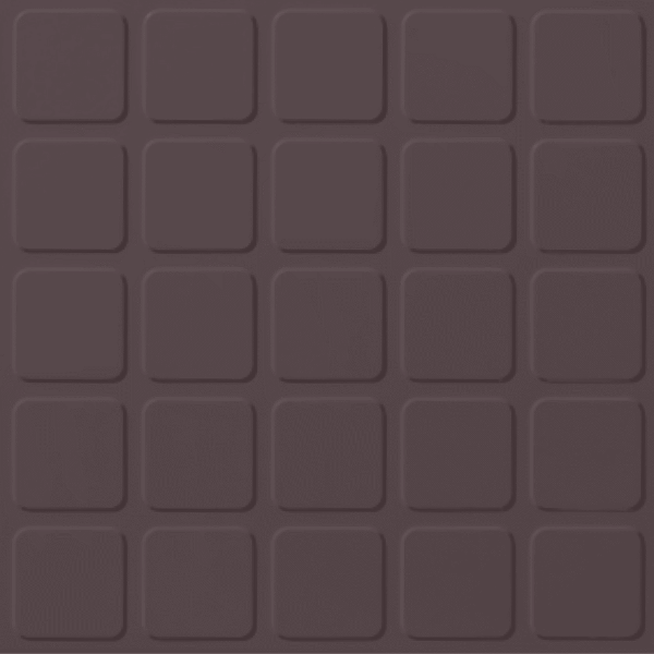 Picture of Roppe - Raised Design - Raised Square Design Carob