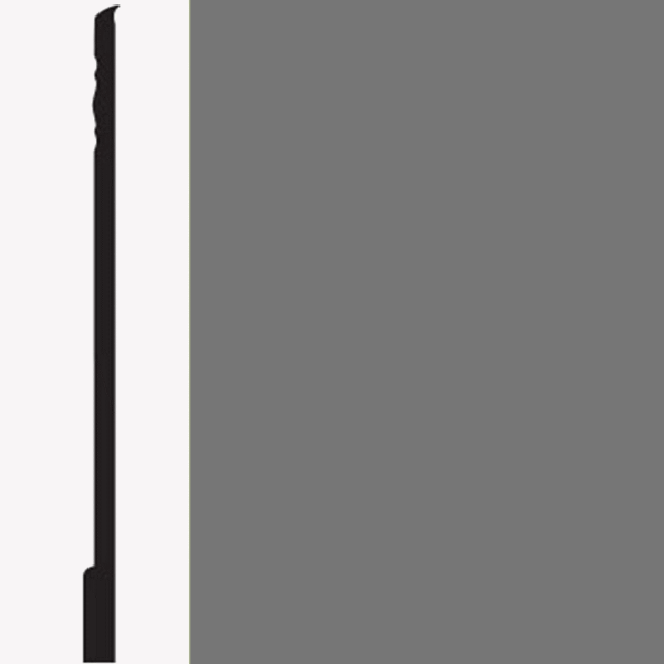 Picture of Roppe - Pinnacle Plus Wall Base 10 Serenity Battleship