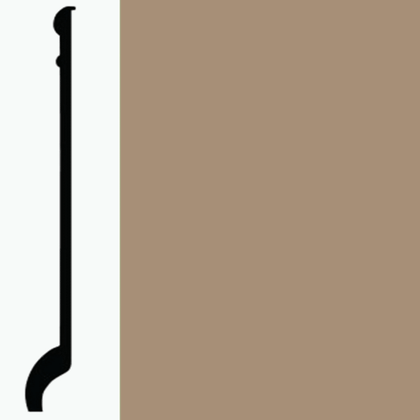 Picture of Roppe - Pinnacle Plus Wall Base 90 Intrigue Sepia