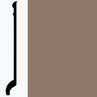 Picture of Roppe - Pinnacle Plus Wall Base 90 Intrigue Gingerbread