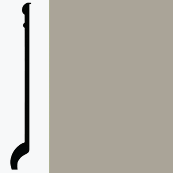 Picture of Roppe - Pinnacle Plus Wall Base 90 Intrigue Ashen