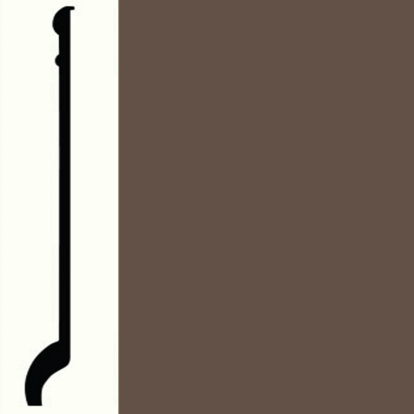 Picture of Roppe - Pinnacle Plus Wall Base 90 Intrigue Biscotti