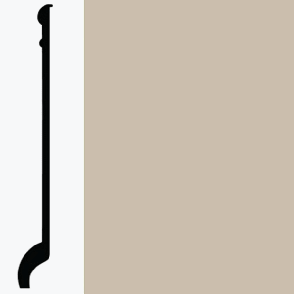 Picture of Roppe - Pinnacle Plus Wall Base 90 Intrigue Buff