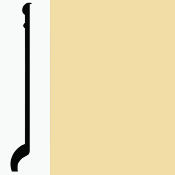 Picture of Roppe - Pinnacle Plus Wall Base 90 Intrigue Buttercup