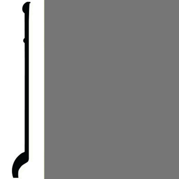 Picture of Roppe - Pinnacle Plus Wall Base 95 Invent Battleship