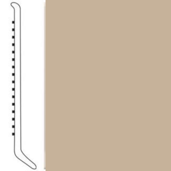 Picture of Roppe - Pinnacle Rubber Wall Base 3 (Cove Base) Latte