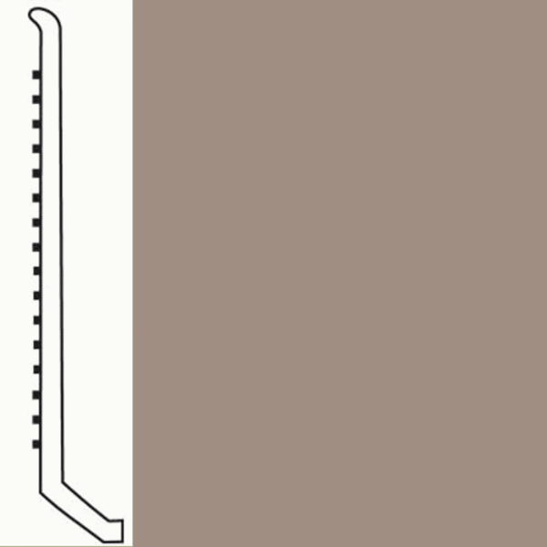 Picture of Roppe - Pinnacle Rubber Wall Base 4 (Butt Toe Base) Mochaccino