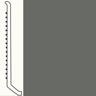 Picture of Roppe - Pinnacle Rubber Wall Base 4 (Butt Toe Base) Night Hawk