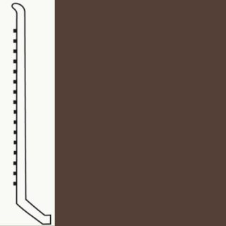 Picture of Roppe - Pinnacle Rubber Wall Base 4 (Butt Toe Base) Espresso
