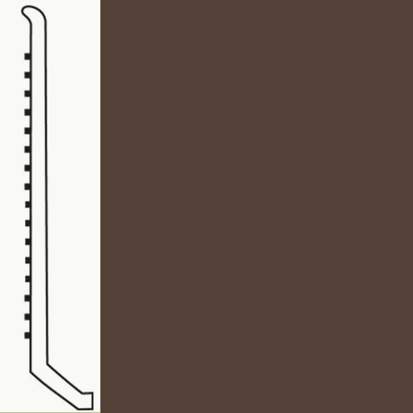 Picture of Roppe - Pinnacle Rubber Wall Base 4 (Butt Toe Base) Espresso