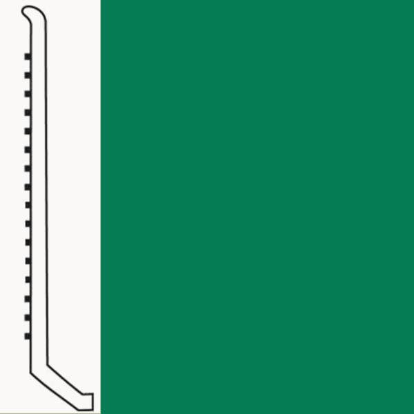 Picture of Roppe - Pinnacle Rubber Wall Base 4 (Butt Toe Base) Irish Green