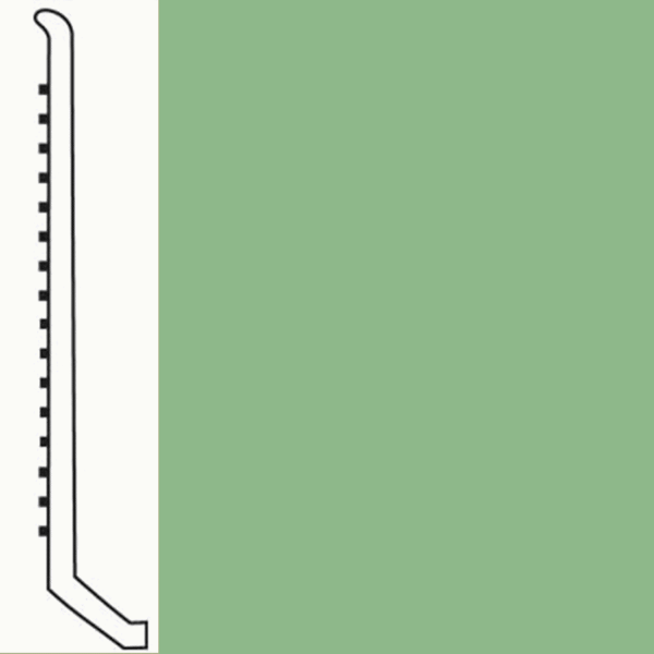 Picture of Roppe - Pinnacle Rubber Wall Base 4 (Butt Toe Base) Arugula