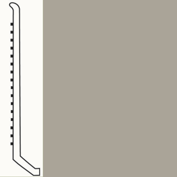 Picture of Roppe - Pinnacle Rubber Wall Base 4 (Butt Toe Base) Ashen