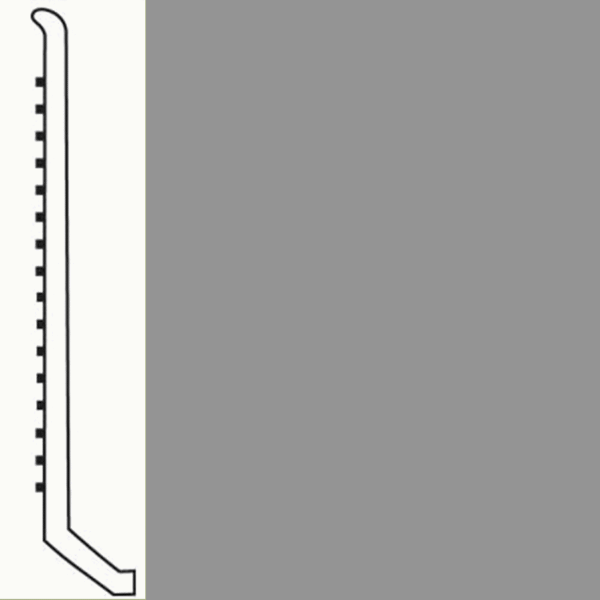 Picture of Roppe - Pinnacle Rubber Wall Base 4 (Butt Toe Base) Asphalt