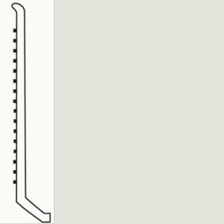 Picture of Roppe - Pinnacle Rubber Wall Base 4 (Butt Toe Base) Calla Lily