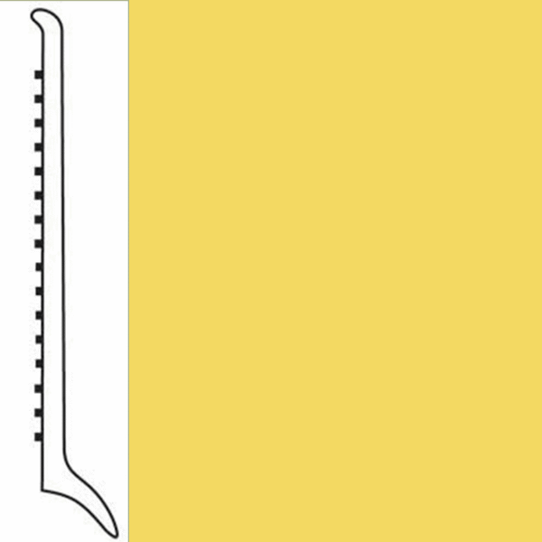 Picture of Roppe - Pinnacle Rubber Wall Base 4 (Long Toe Base) Daffodil