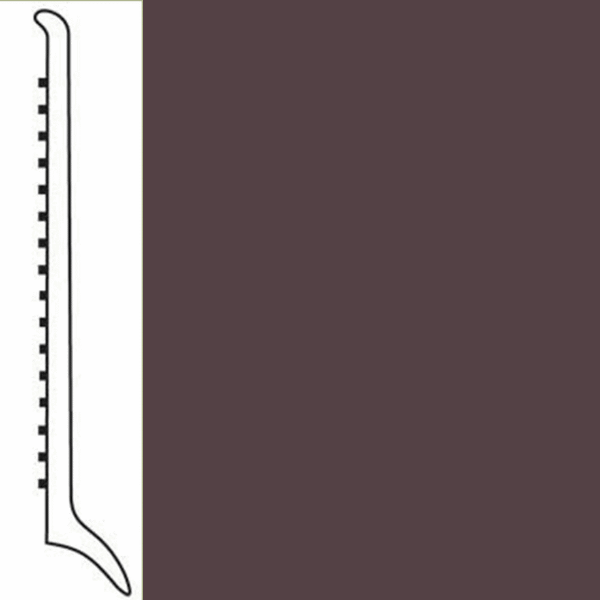 Picture of Roppe - Pinnacle Rubber Wall Base 4 (Long Toe Base) Carob