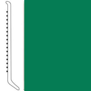 Picture of Roppe - Pinnacle Rubber Wall Base 5 (Cove Base) Irish Green