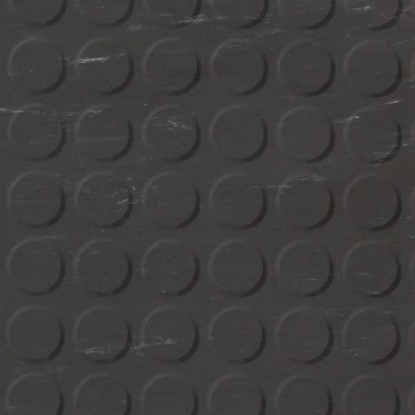 Picture of Roppe - Raised Design Marbleized Vantage Raised Circular Black