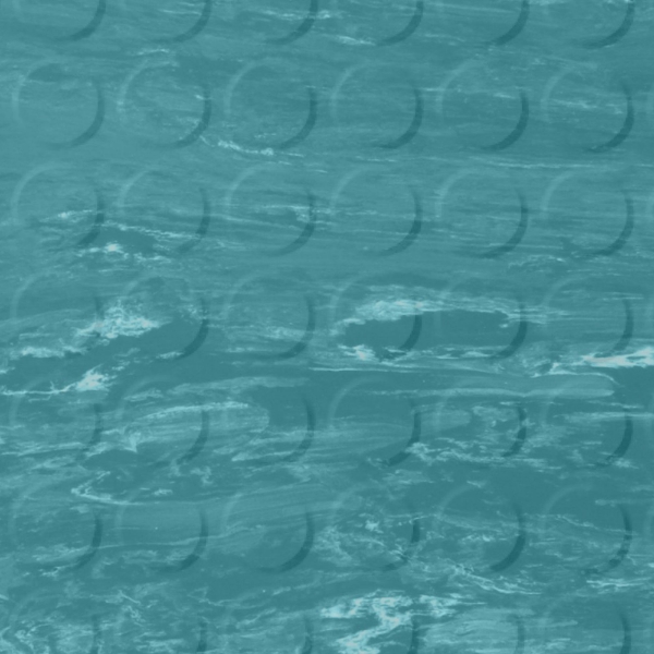 Picture of Roppe - Raised Design Marbleized Low Profile Raised Circular Lagoon