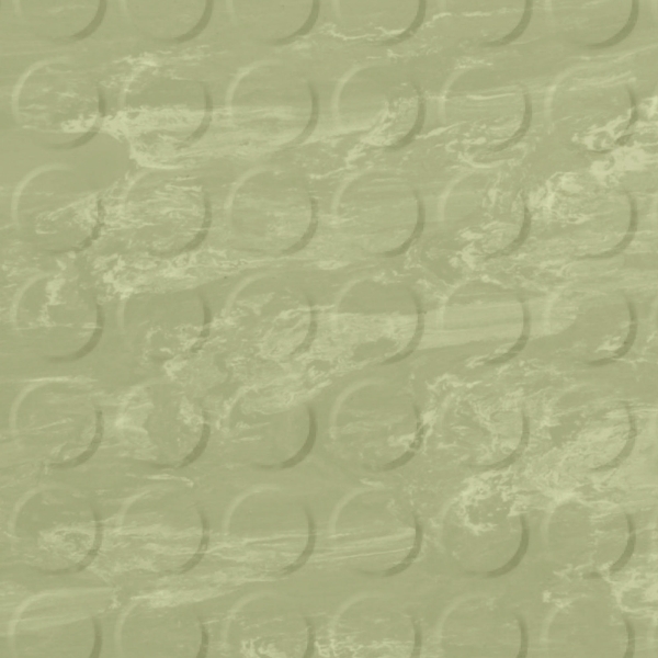 Picture of Roppe - Raised Design Marbleized Low Profile Raised Circular Pear Green