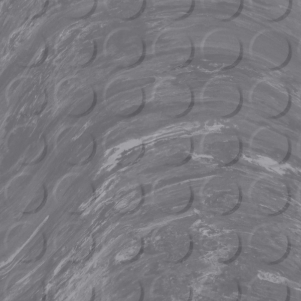 Picture of Roppe - Raised Design Marbleized Low Profile Raised Circular Steel Gray