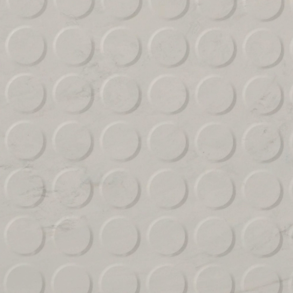 Picture of Roppe - Raised Design Marbleized Low Profile Raised Circular White