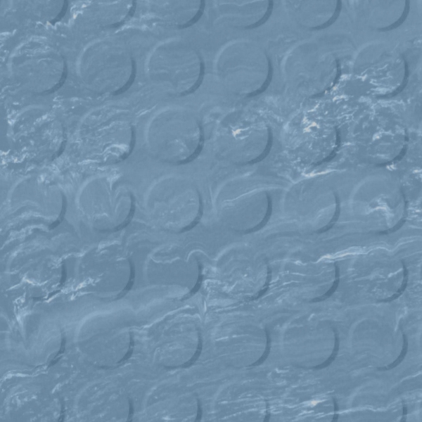 Picture of Roppe - Raised Design Marbleized Low Profile Raised Circular Bluebell