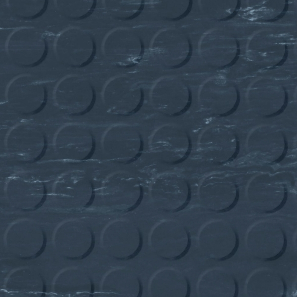 Picture of Roppe - Raised Design Marbleized Low Profile Raised Circular Deep Navy