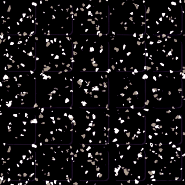 Picture of Roppe - Fiesta Raised Square Oscuridad