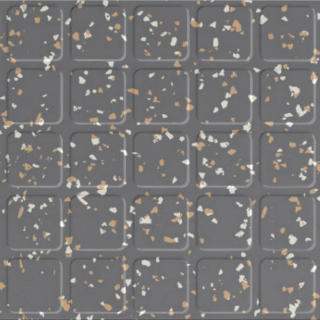 Picture of Roppe - Fiesta Raised Square Cenizas