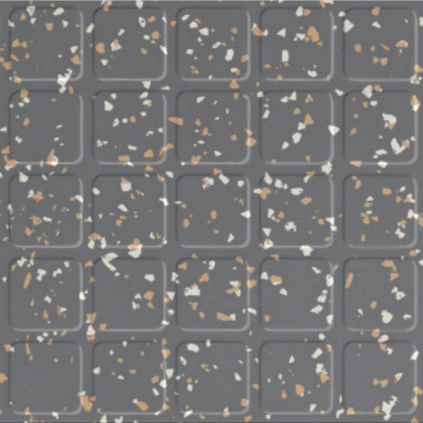 Picture of Roppe - Fiesta Raised Square Cenizas