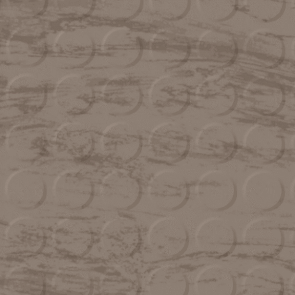 Picture of Roppe - Raised Design Marbleized Vantage Raised Circular Mochaccino