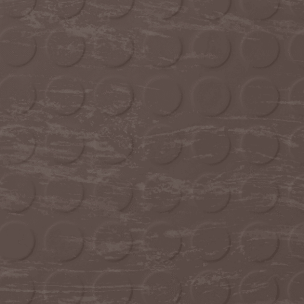 Picture of Roppe - Raised Design Marbleized Low Profile Raised Circular Espresso