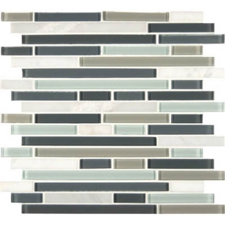 Picture of MSI - Decorative Blends Mosaic Interlocking 12 x 12 Keystone Blend