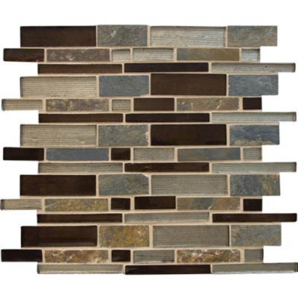 Picture of MSI - Decorative Blends Mosaic Interlocking 12 x 12 Urbano Blend