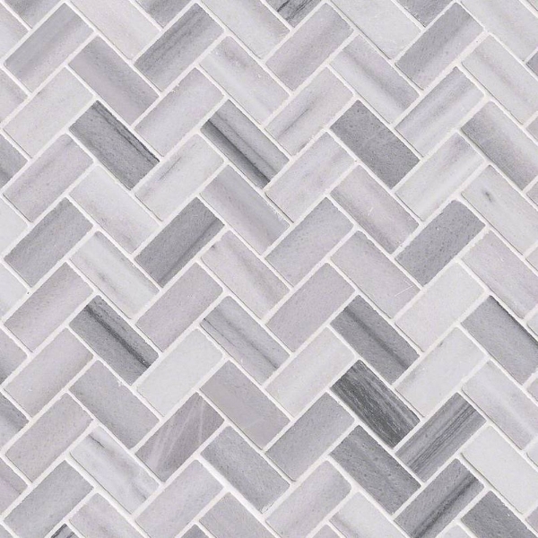 Picture of MSI - Marble Mosaics Herringbone Polished Bergamo Polished