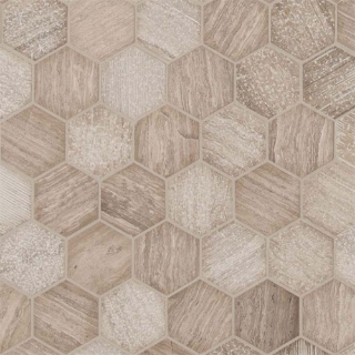 Picture of MSI - Marble Mosaics Hexagon 2 x 2 Polished Honey Comb