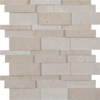 Picture of MSI - Marble Mosaics 3D Interlocking Crema Marfil Hedron
