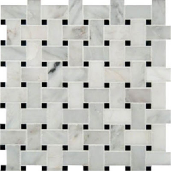 Picture of MSI - Marble Mosaics Basketweave Honed Arabescato Carrara