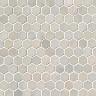 Picture of MSI - Marble Mosaics Hexagon 1 X 1 Polished Greecian White