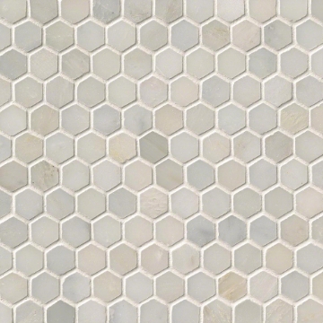 Picture of MSI - Marble Mosaics Hexagon 1 X 1 Polished Greecian White